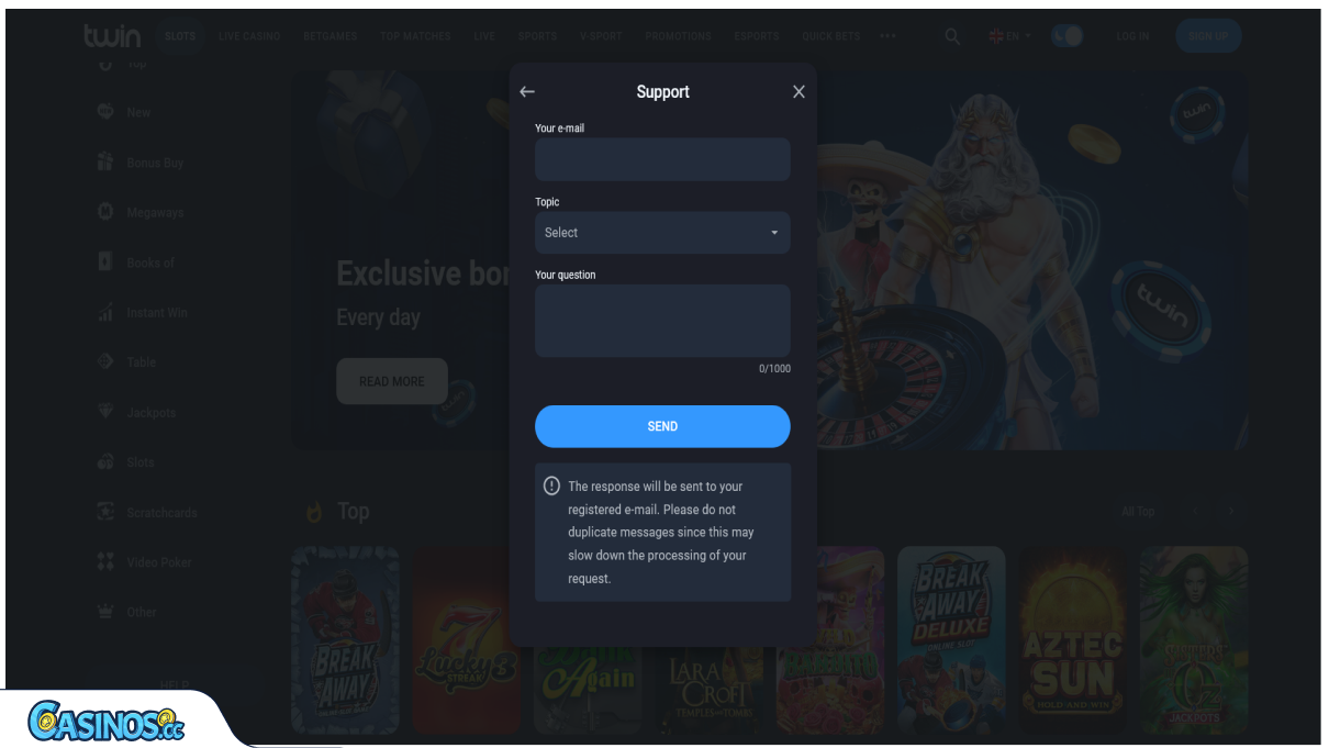 Pure Casino online casino
